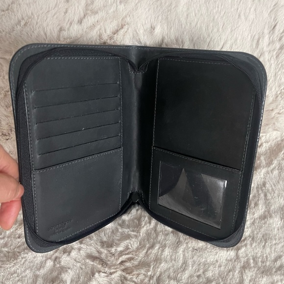 Courreges Leather Portfolio Wallet - Picture 1 of 12